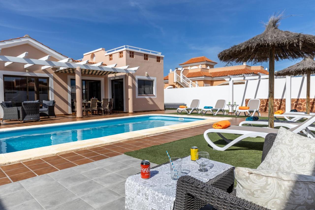 Villa With Private Pool, Near Beach And Golf Caleta De Fuste- Villa Charlotte كوستا دي أنتيجوا المظهر الخارجي الصورة