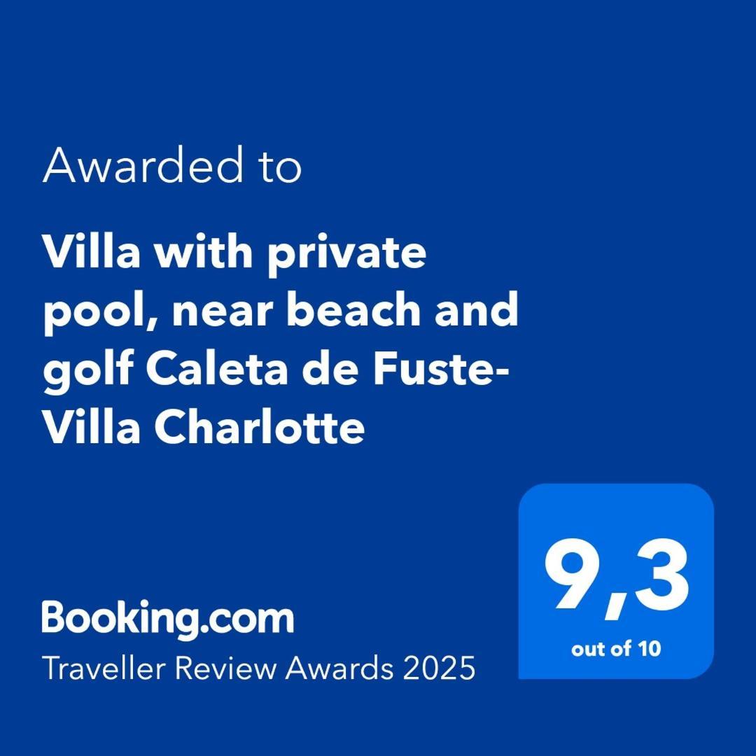 Villa With Private Pool, Near Beach And Golf Caleta De Fuste- Villa Charlotte كوستا دي أنتيجوا المظهر الخارجي الصورة